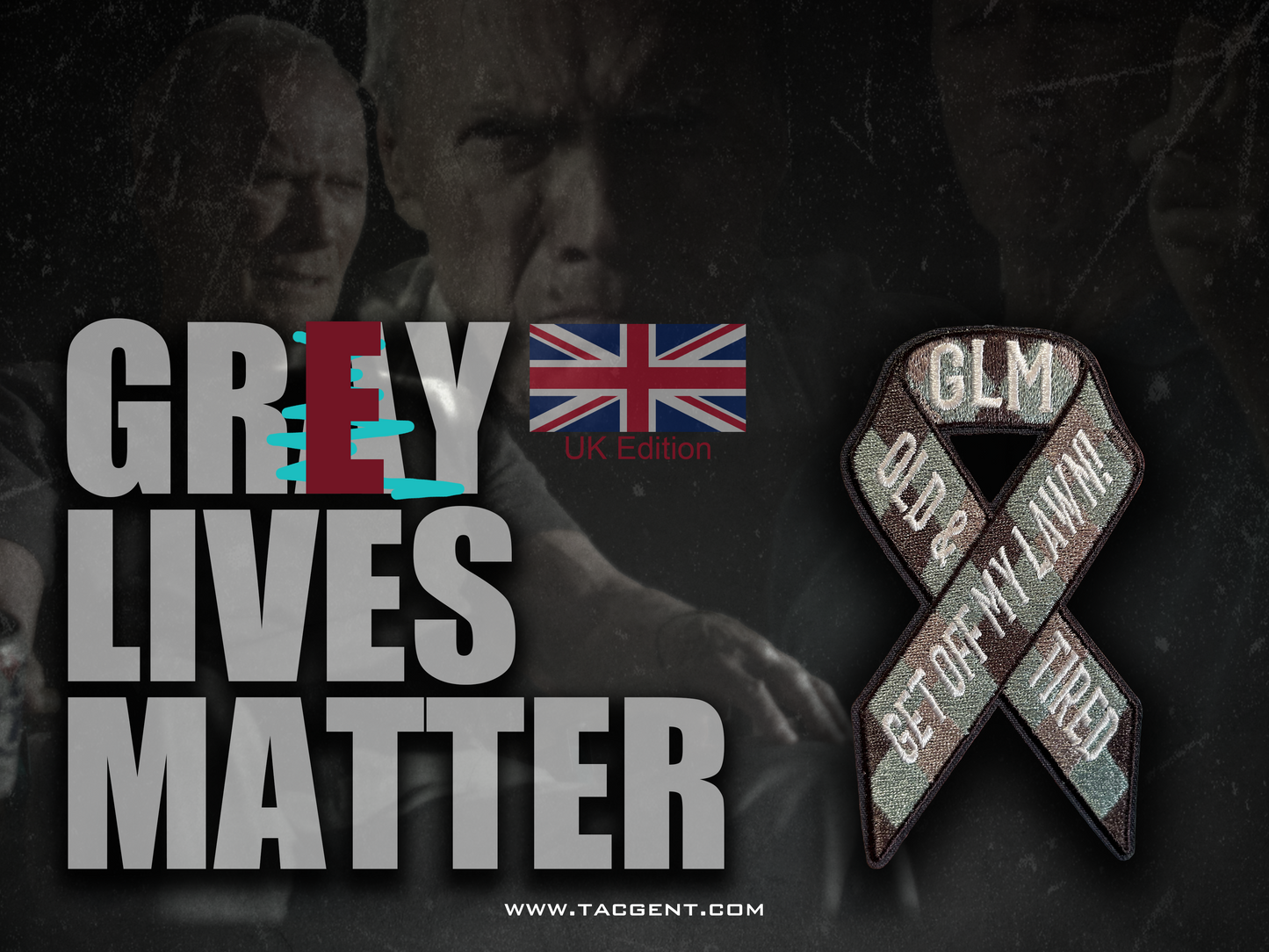 Gray Lives Matter Patch