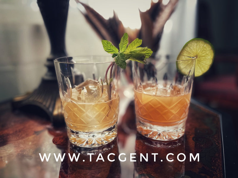 His & Hers Cocktails - Bourbon Pineapple Smash & Pineapple Express