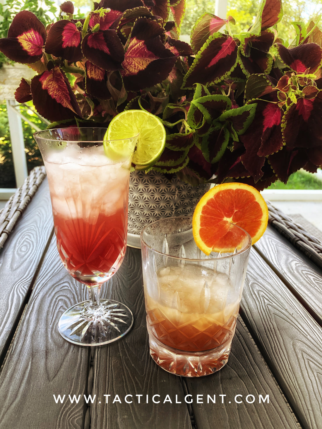 His & Hers Cocktails - Planter's Punch w/ Grenadine