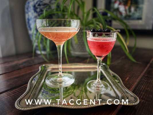 His & Hers Cocktails - Tropical Martini & Mary Pickford