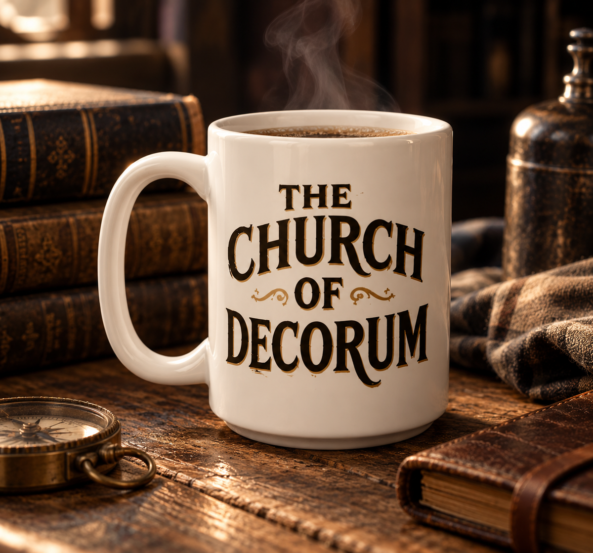 The Church of Decorum | Wayne 3:5 Coffee Mug