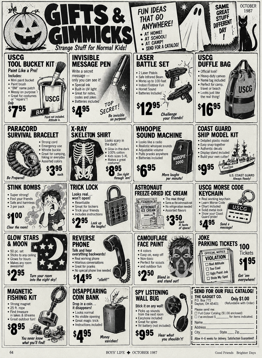 MACHINERY LOG #2 — HALLOWEEN WEEKEND 1987