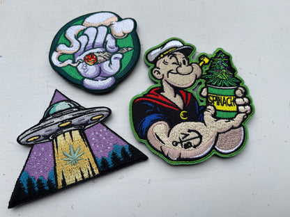 Broken Vet "420" Patches