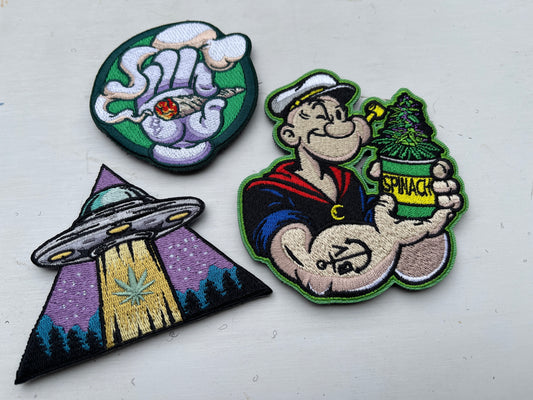 Broken Vet "420" Patches