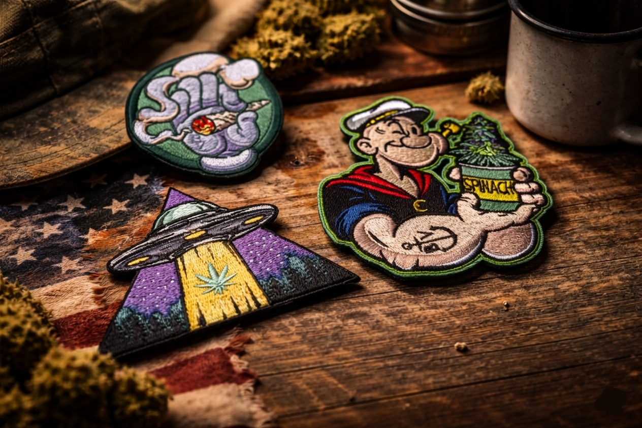 Broken Vet "420" Patches