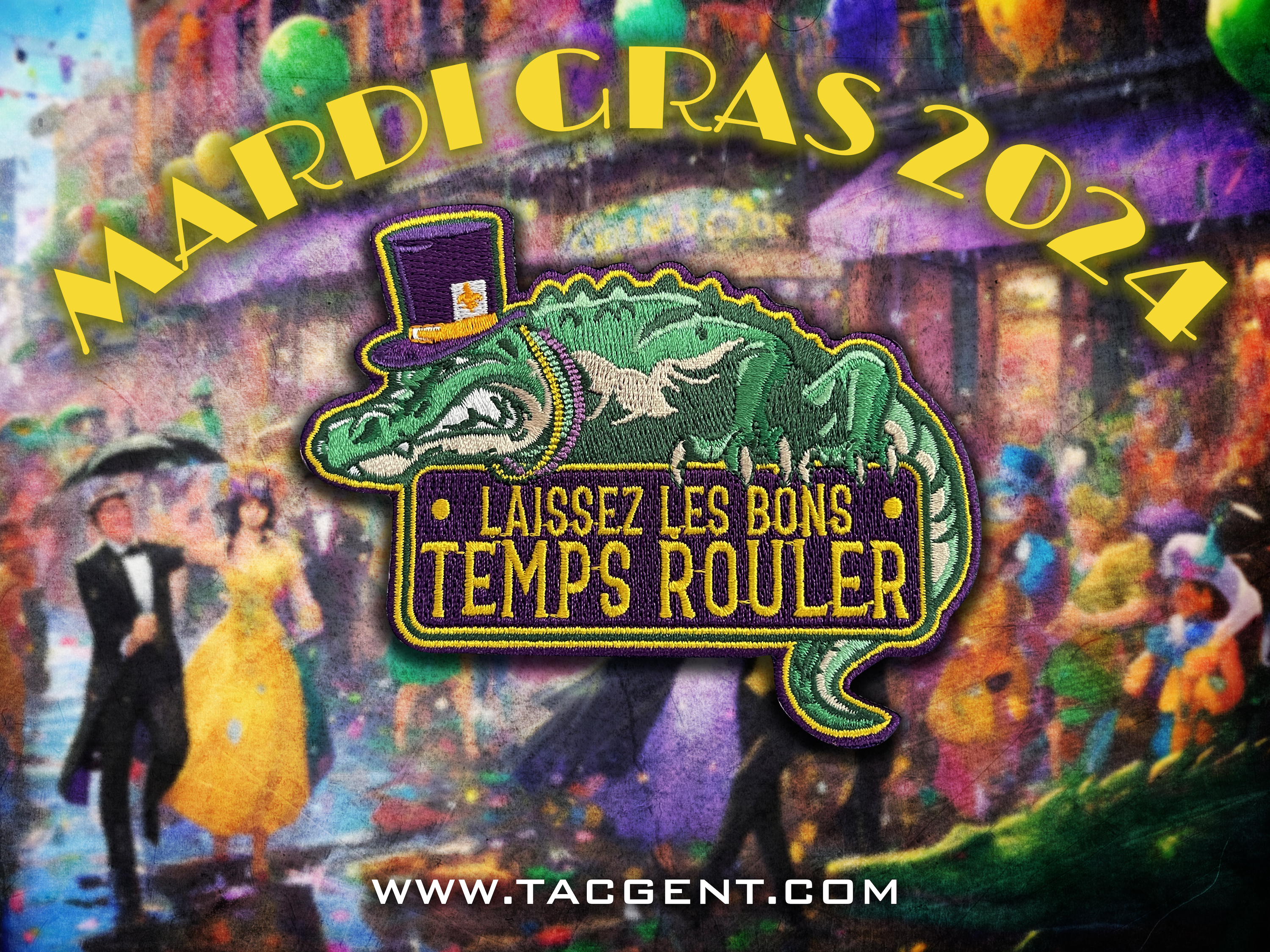 Mardi Gras 2024 Morale Patch