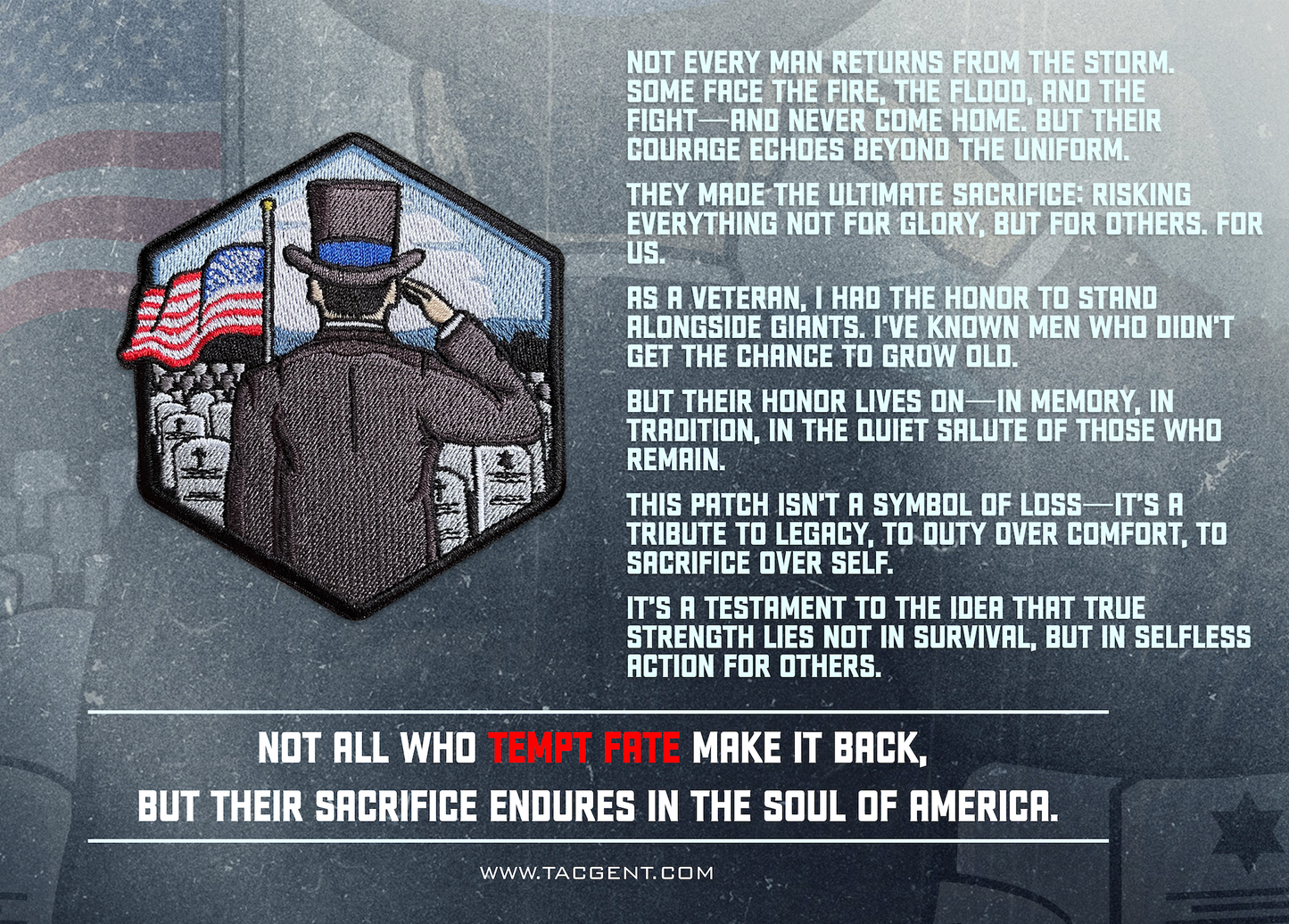 Tempt Fate VI Memorial Day Morale Patch