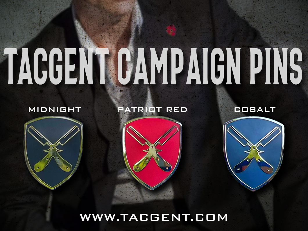 TACGENT Campaign Pins