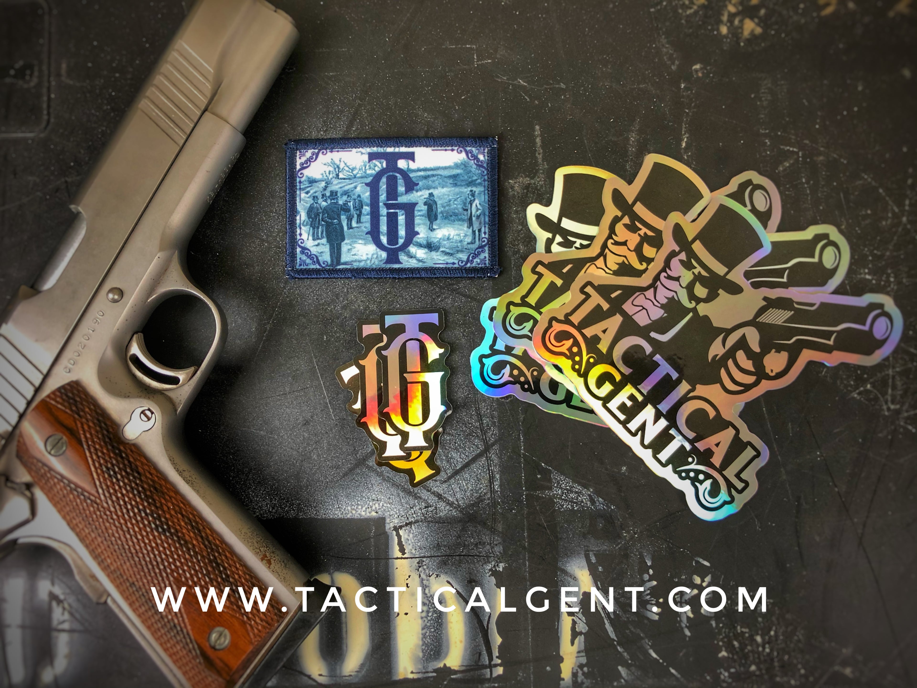 "Dueling Fields" Patch & Decal Set.