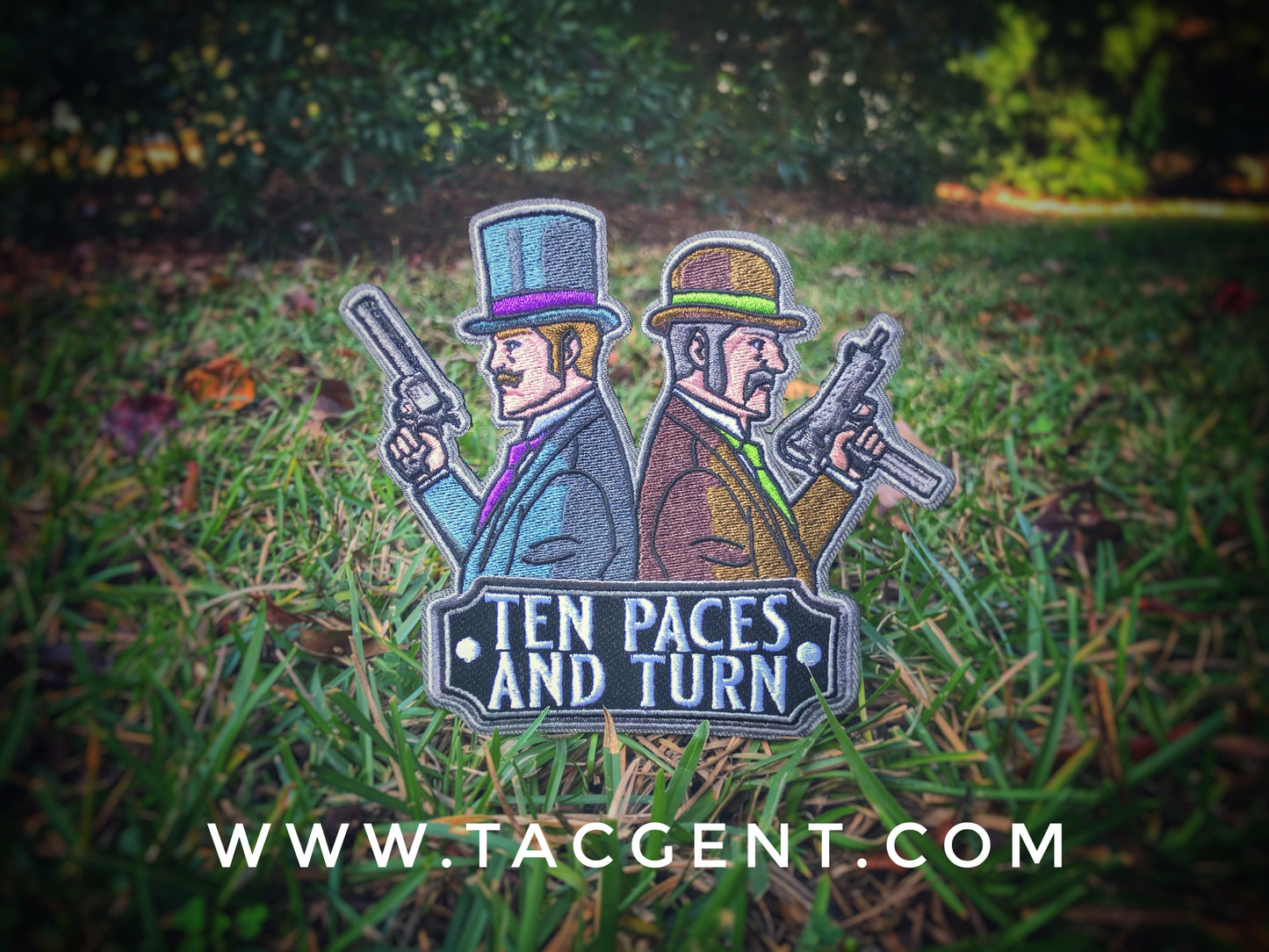 "10 Paces" Dueling Gent Patch