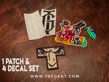 T-Box Patch & 4 Decal Set