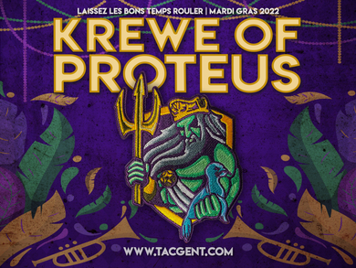 Krewe of Proteus Mardi Gras Patch